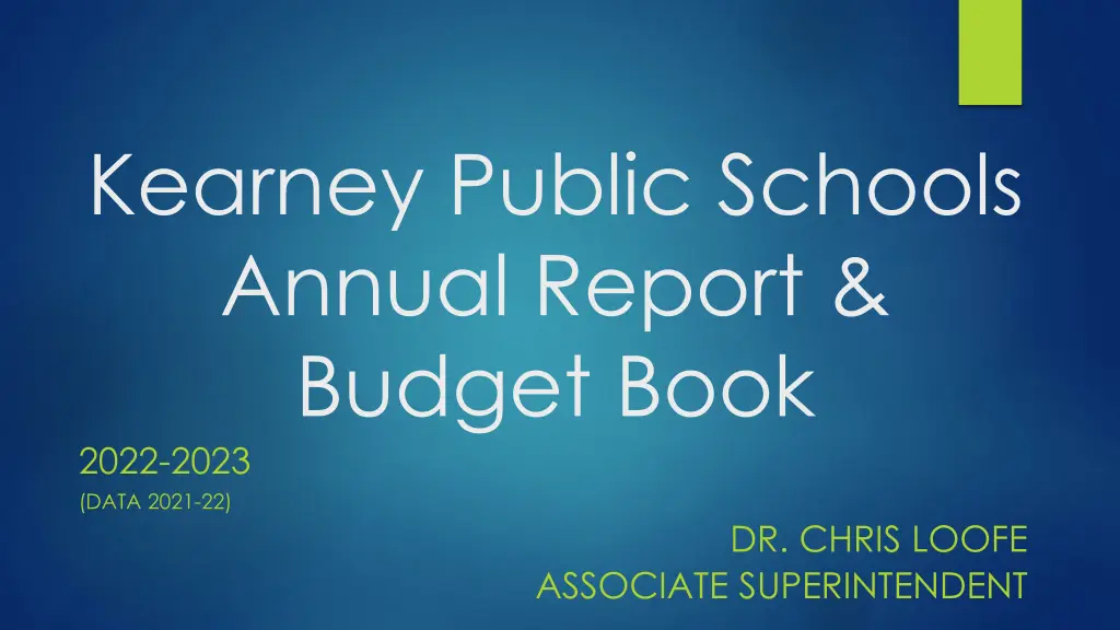 kearney public schools annual report budget book