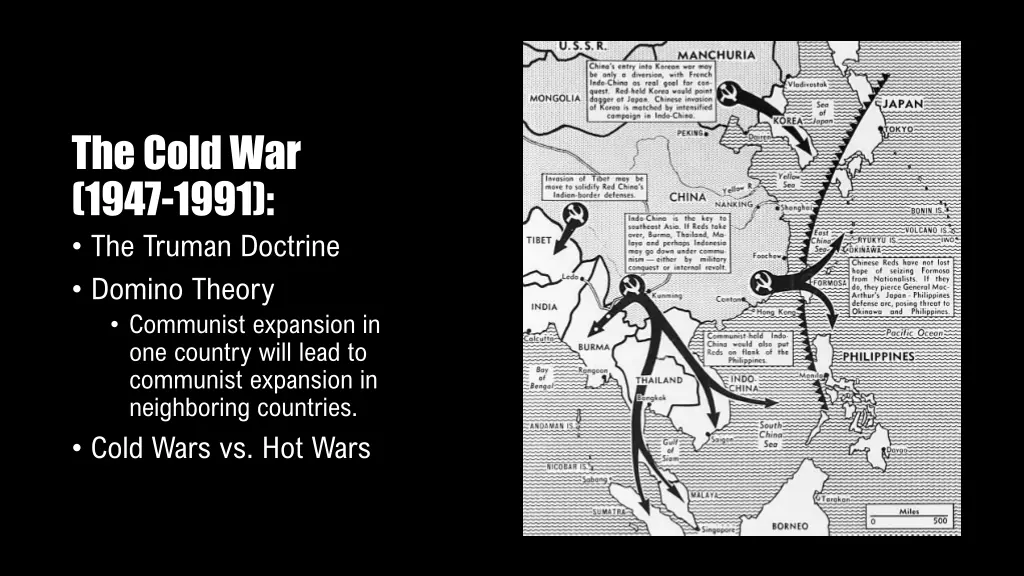 the cold war 1947 1991 the truman doctrine domino