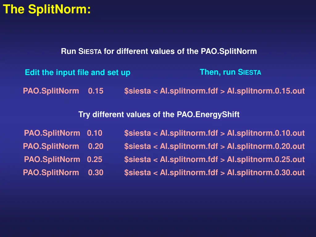 the splitnorm 2