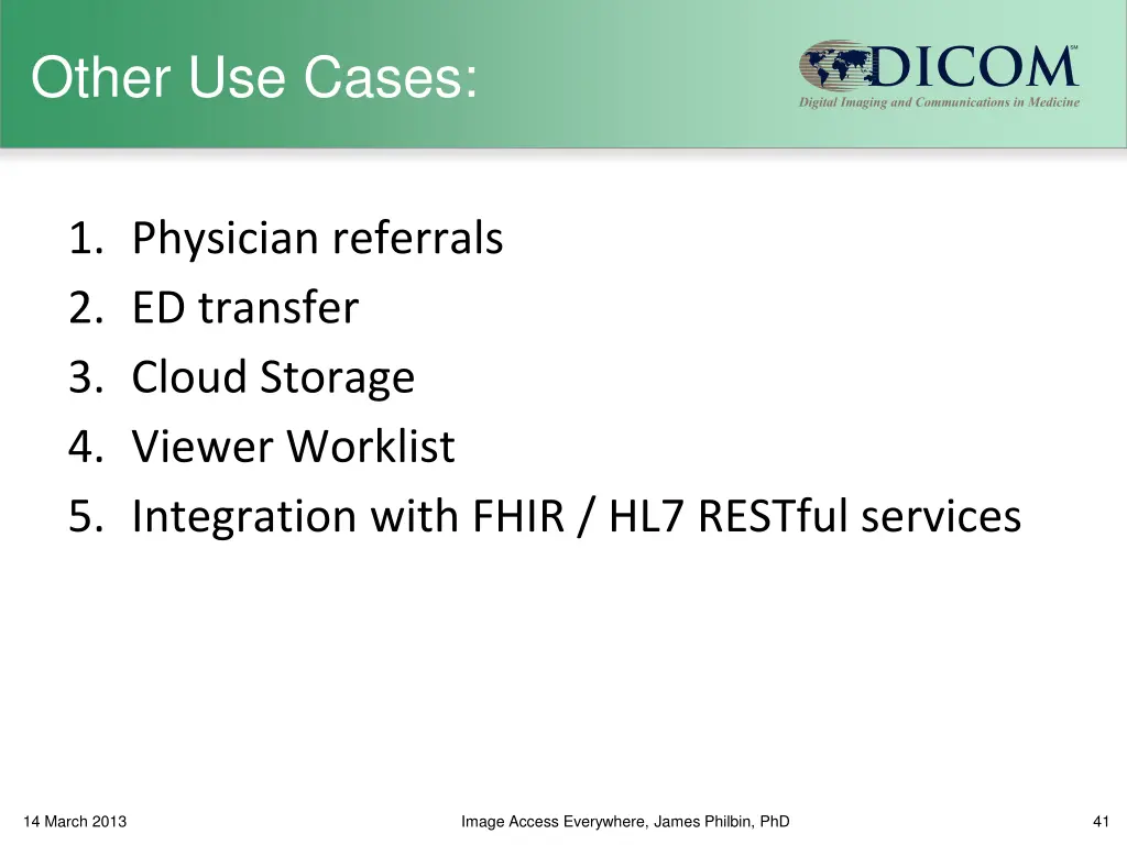 other use cases