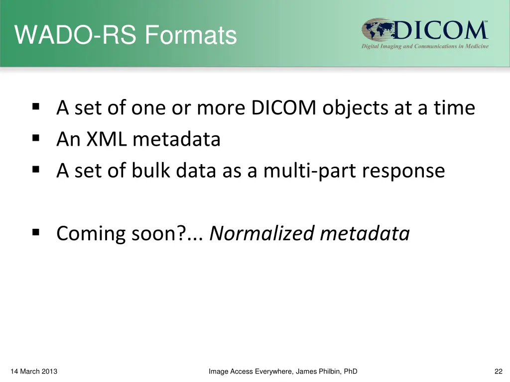 wado rs formats