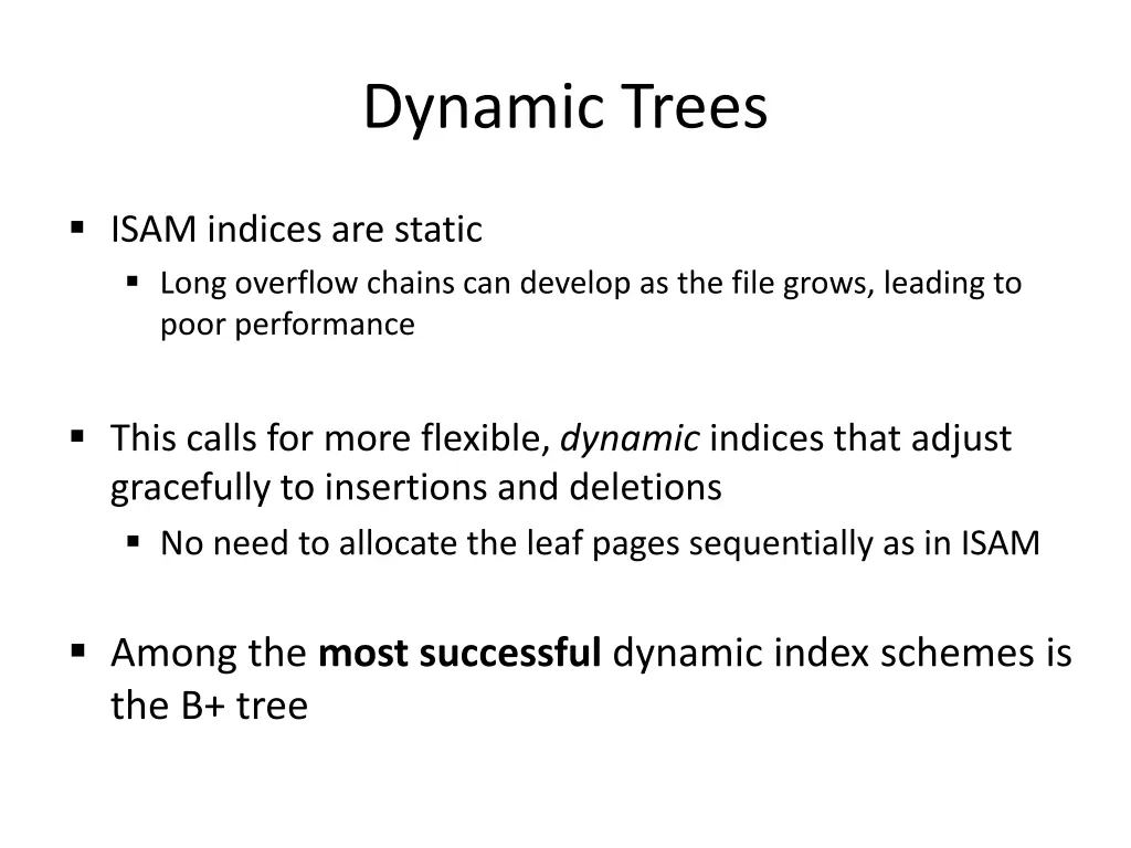 dynamic trees