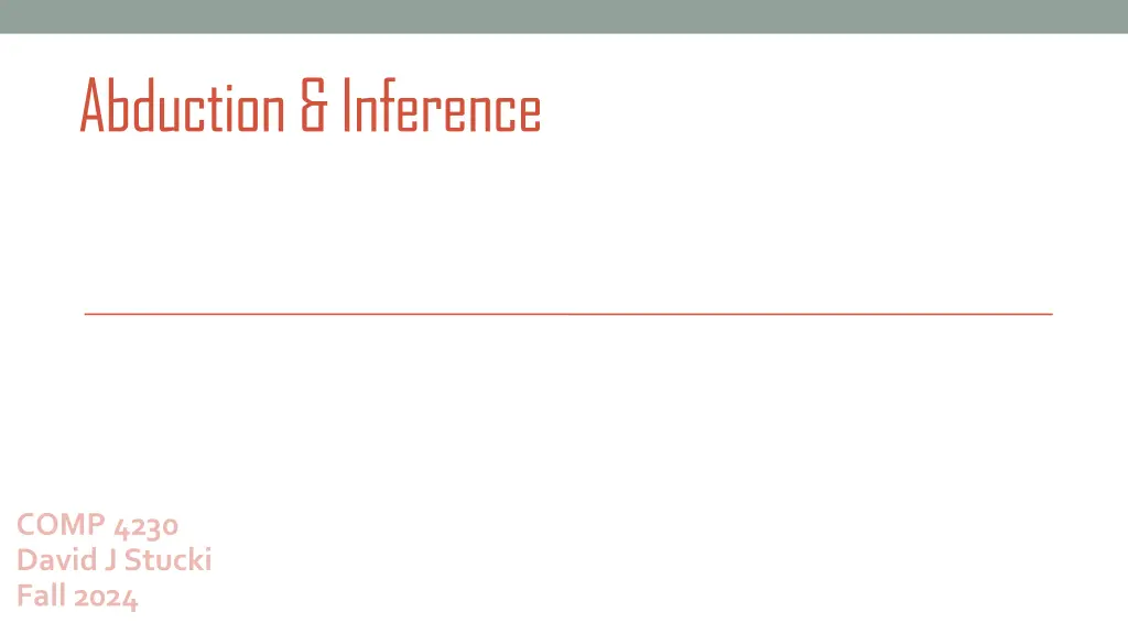 abduction inference