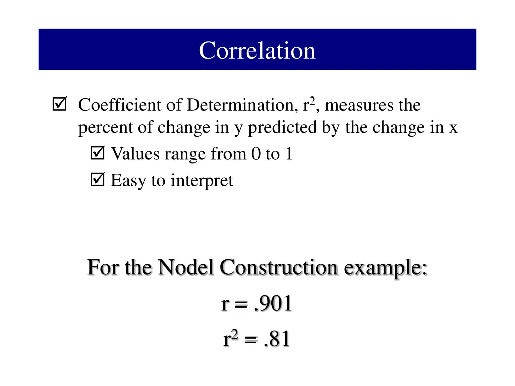 correlation 1