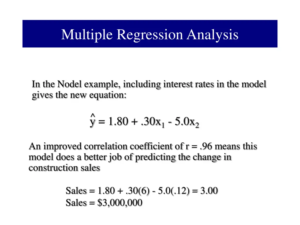 multiple regression analysis 1