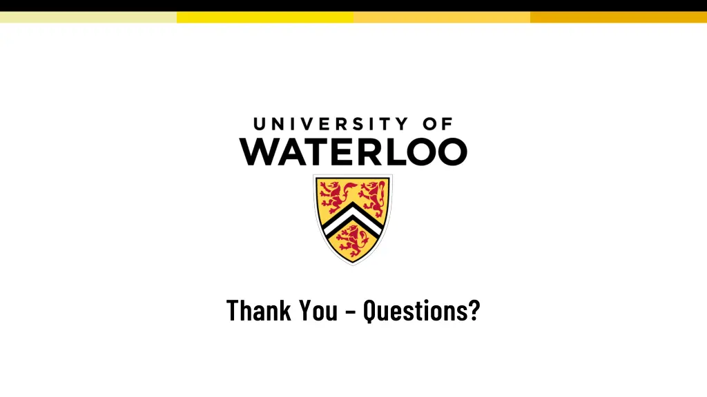 thank you questions