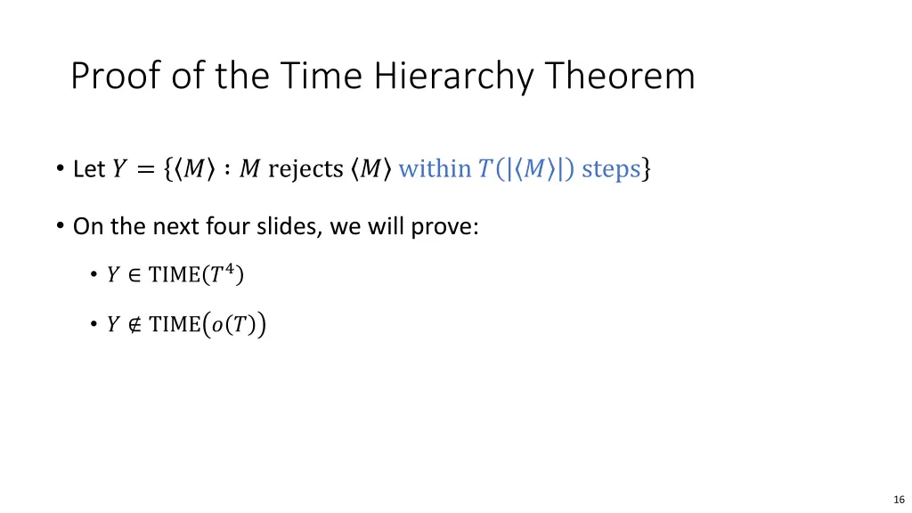 proof of the time hierarchy theorem
