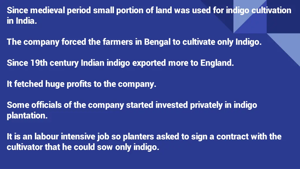 since medieval period small portion of land