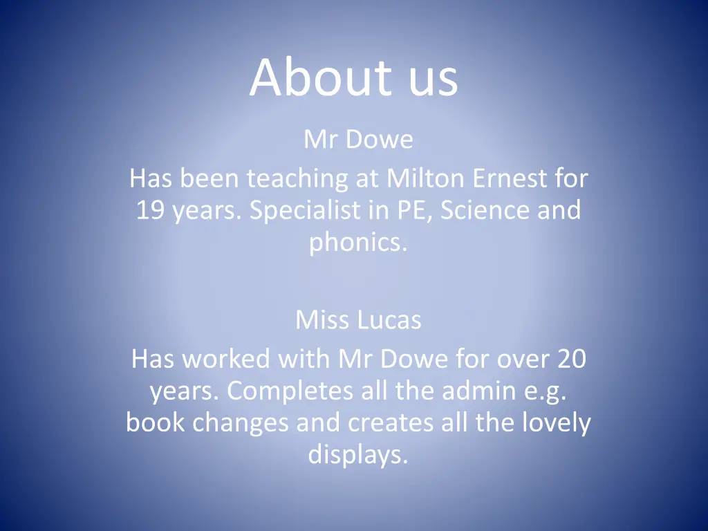 about us