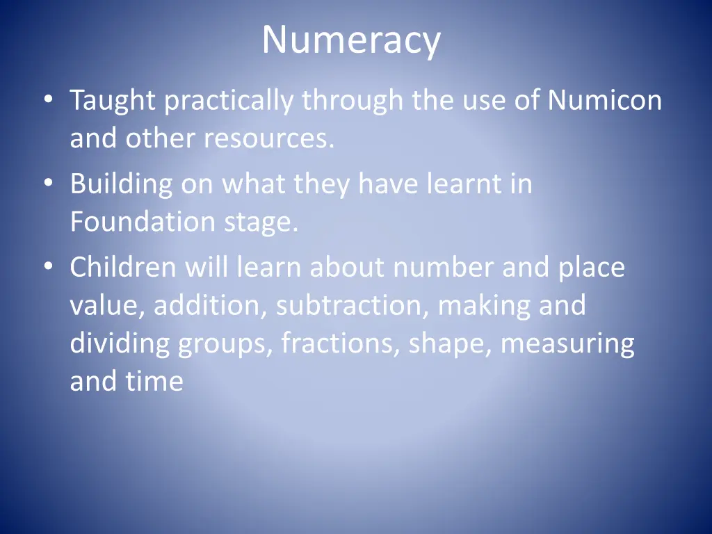 numeracy