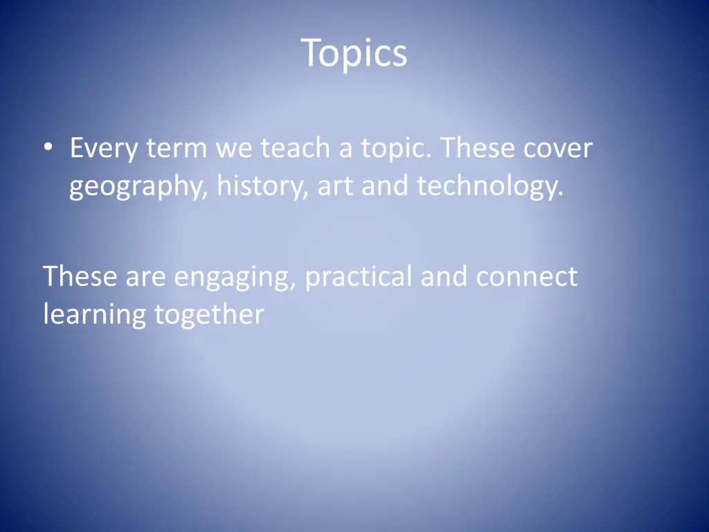 topics