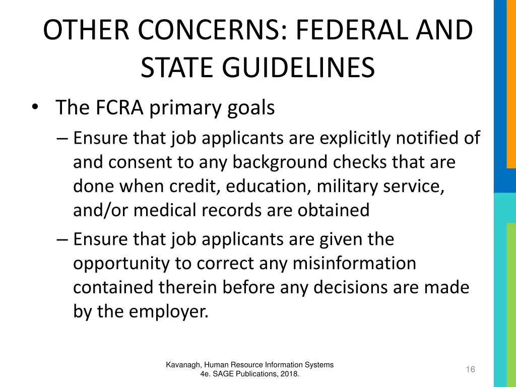 other concerns federal and state guidelines