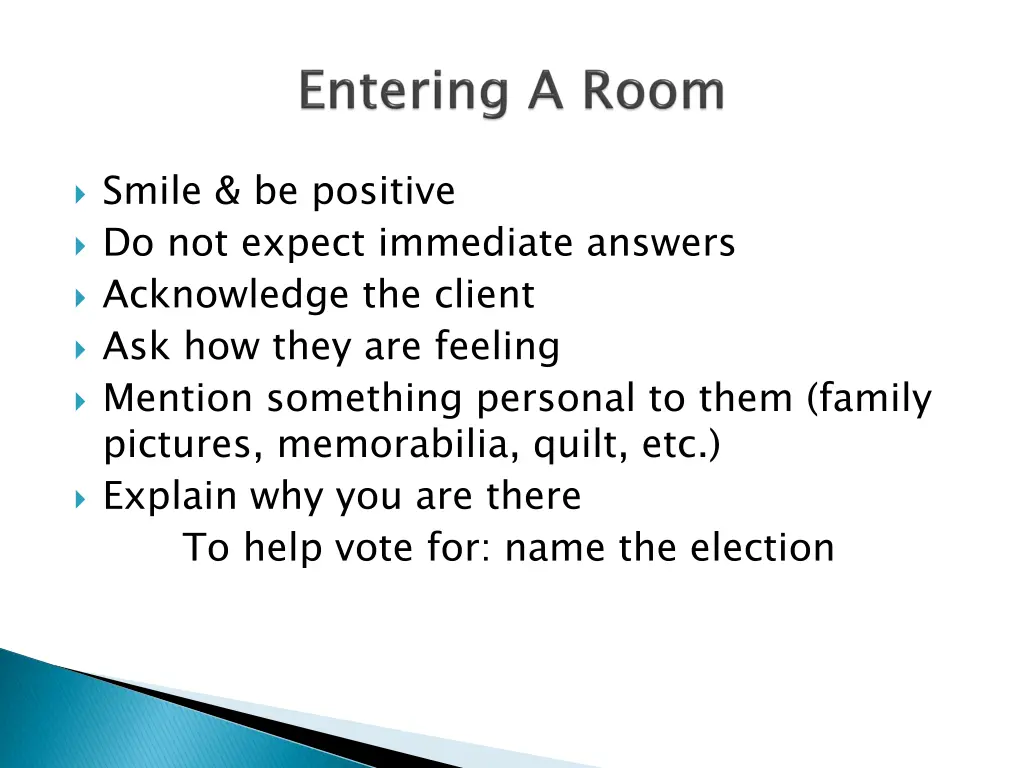 smile be positive do not expect immediate answers