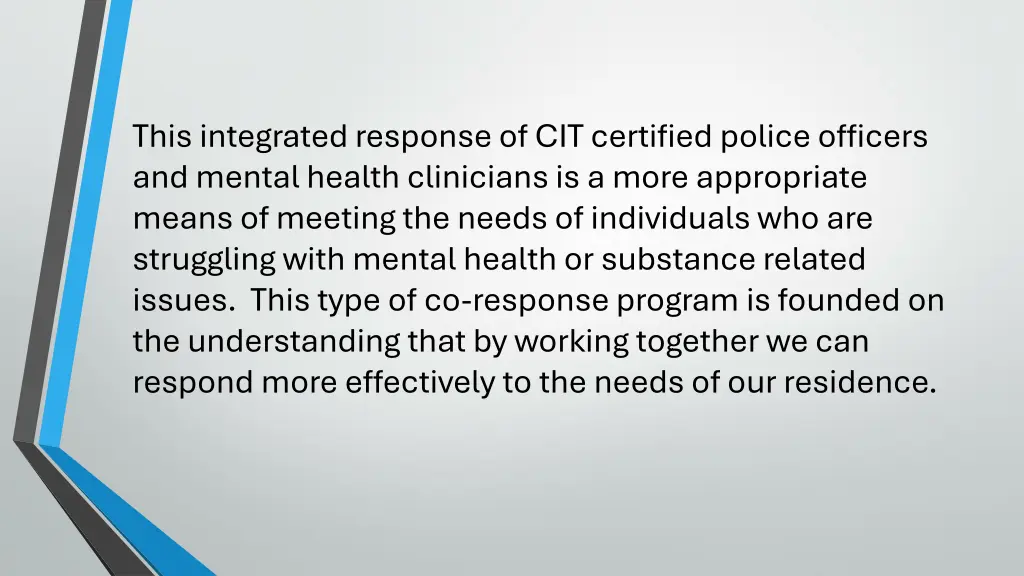 this integrated response of cit certified police