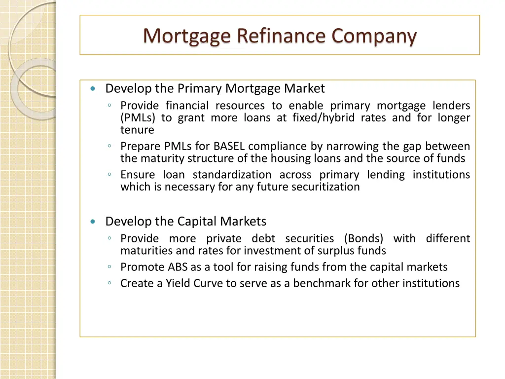mortgage refinance company 1