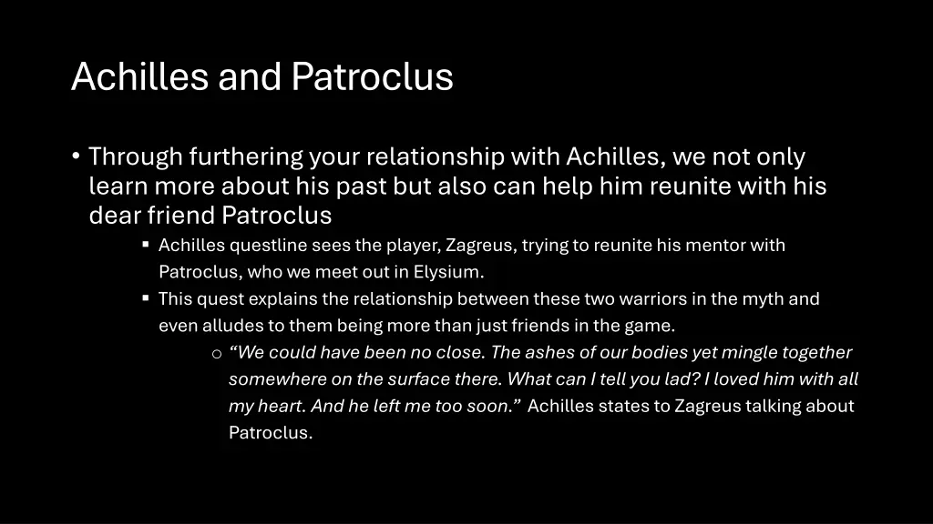 achilles and patroclus
