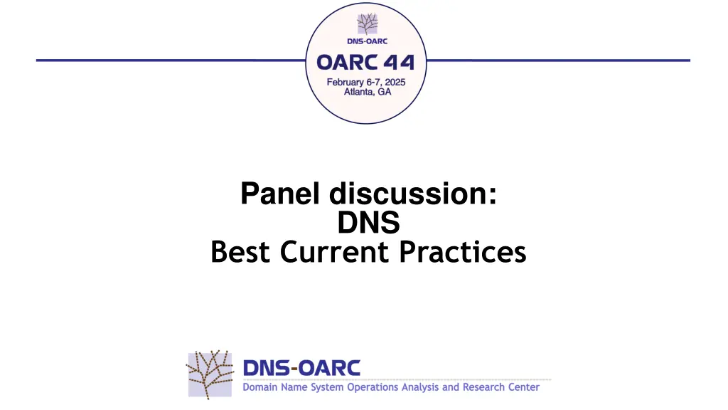panel discussion dns best current practices