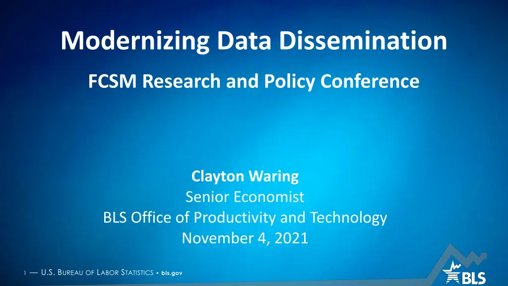 modernizing data dissemination