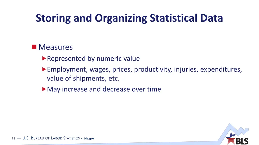 storing and organizing statistical data 4
