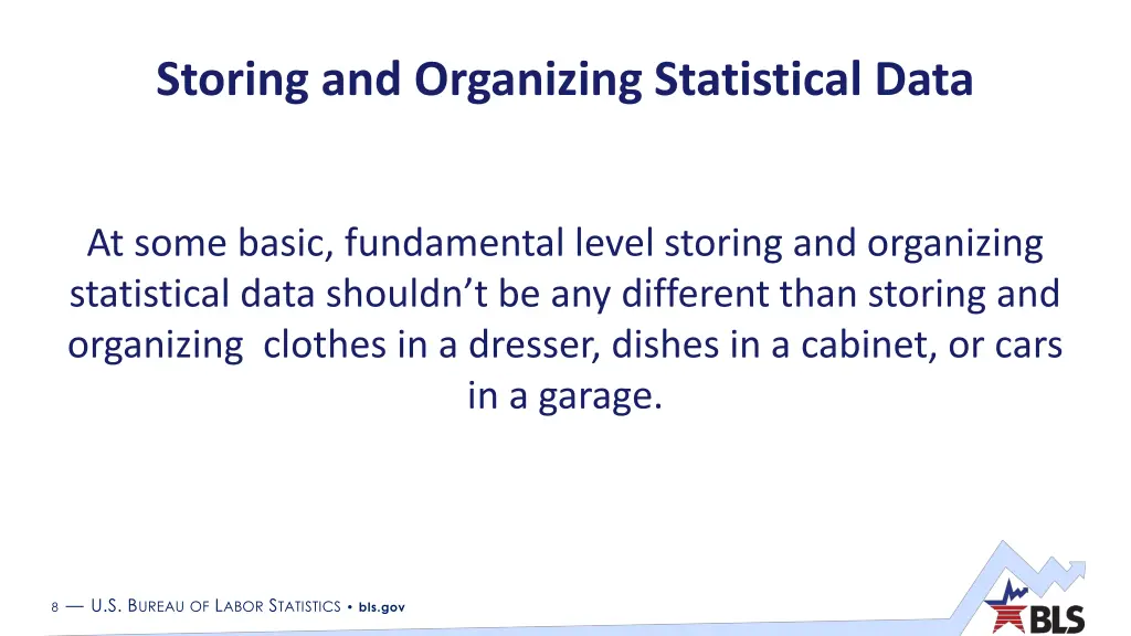 storing and organizing statistical data