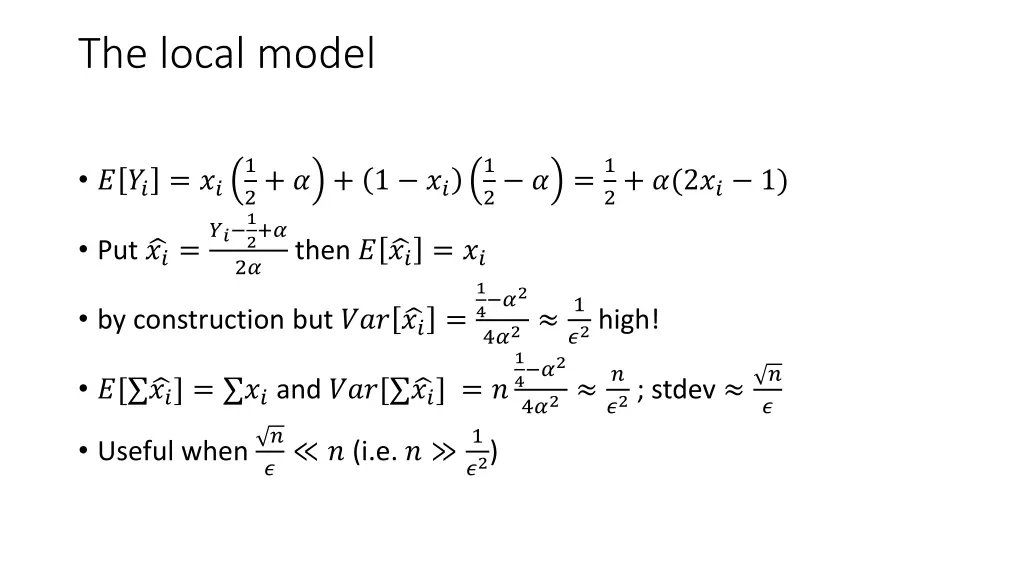 the local model 2
