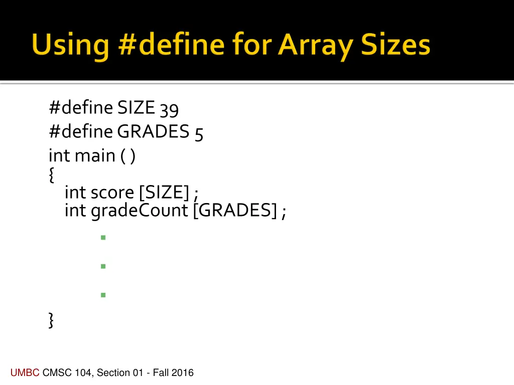 define size 39 define grades 5 int main int score