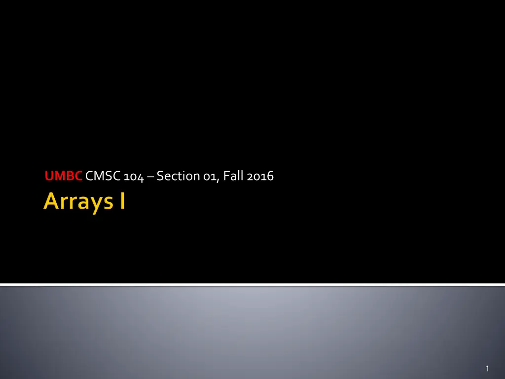 umbc cmsc 104 section 01 fall 2016