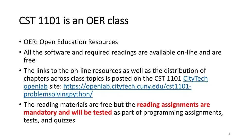 cst 1101 is an oer class cst 1101 is an oer class