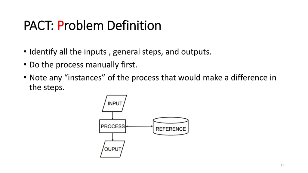 pact pact p problem definition roblem definition