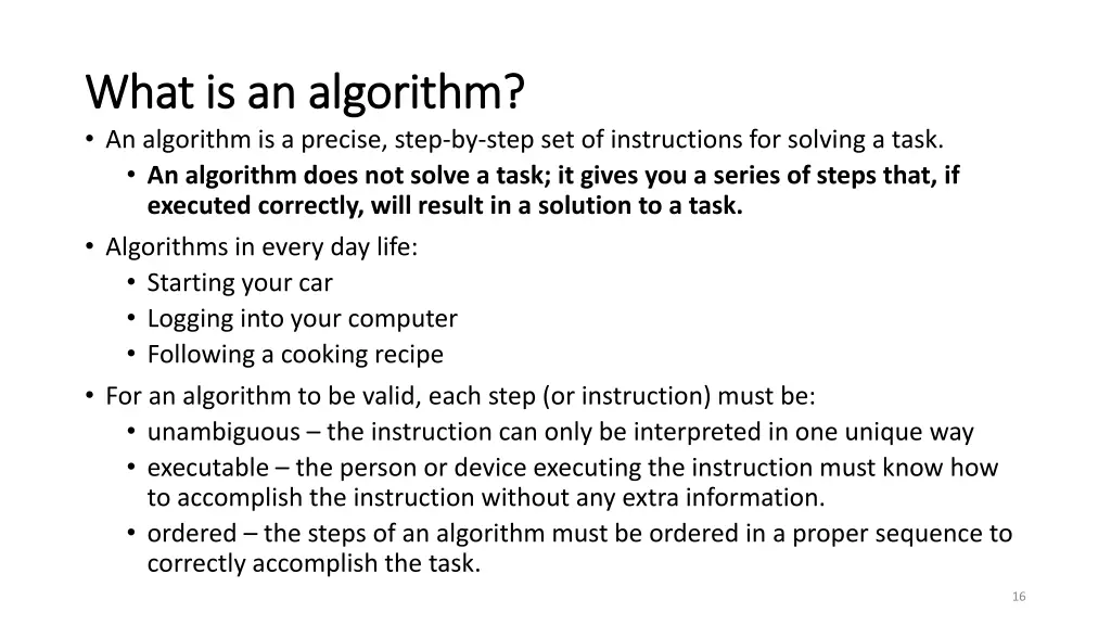 what is an algorithm what is an algorithm