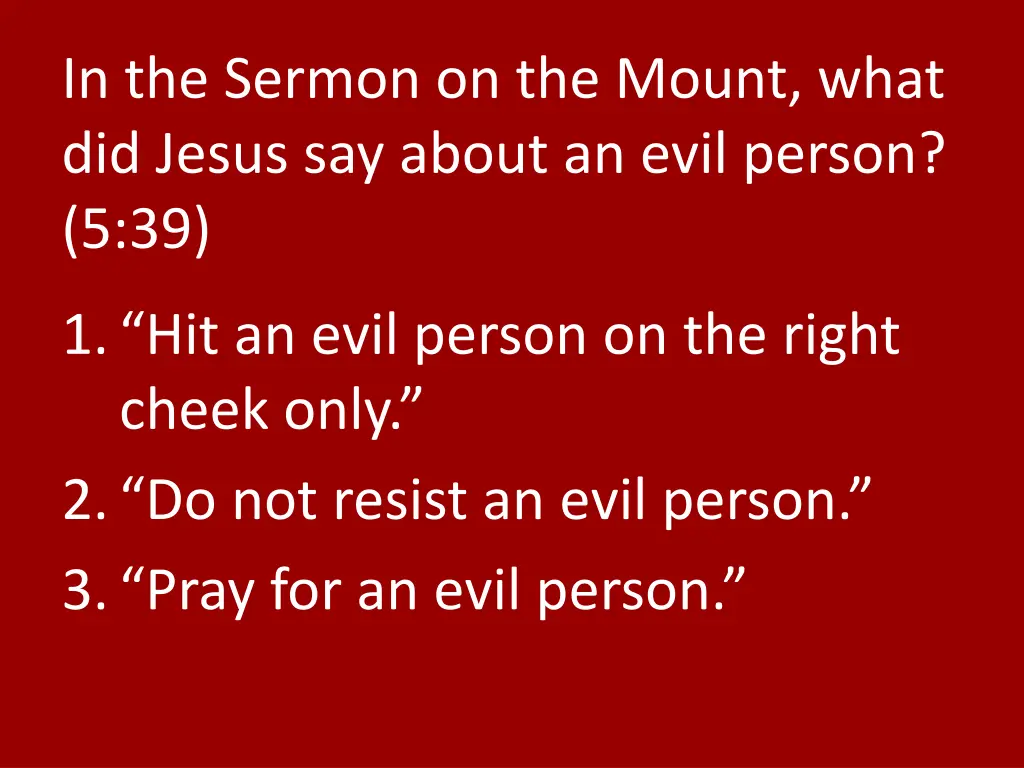 in the sermon on the mount what did jesus