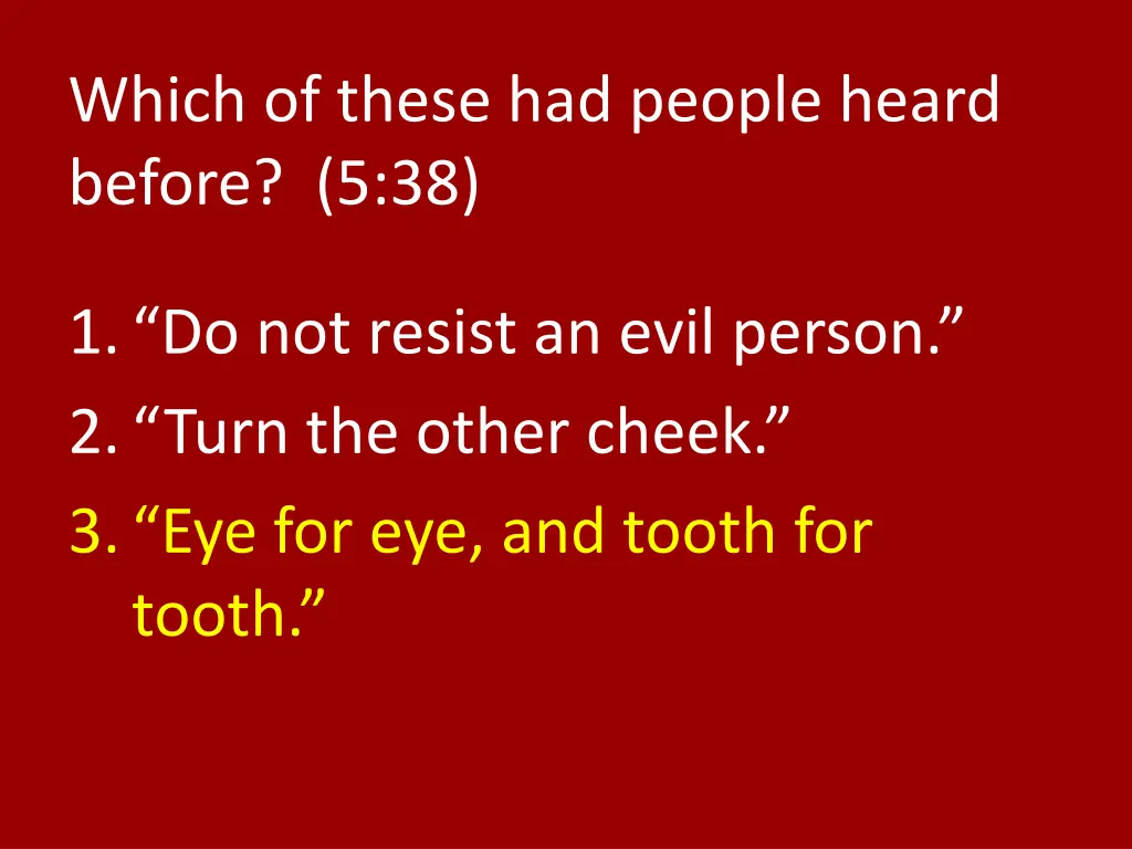 which of these had people heard before 5 38 1