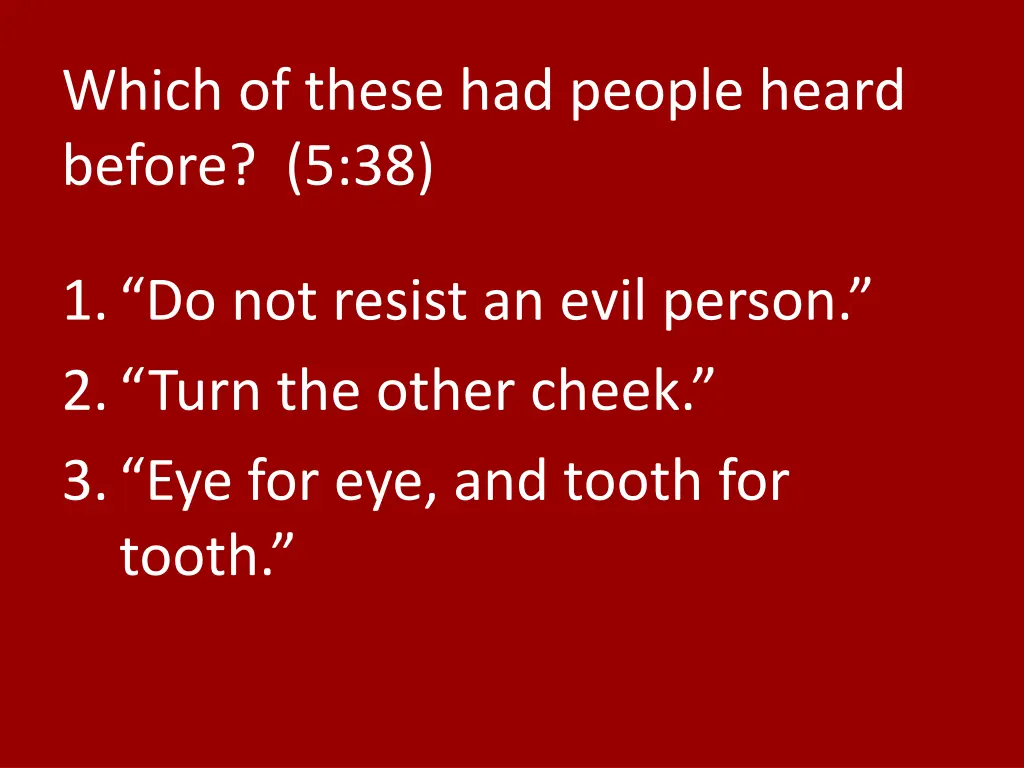 which of these had people heard before 5 38