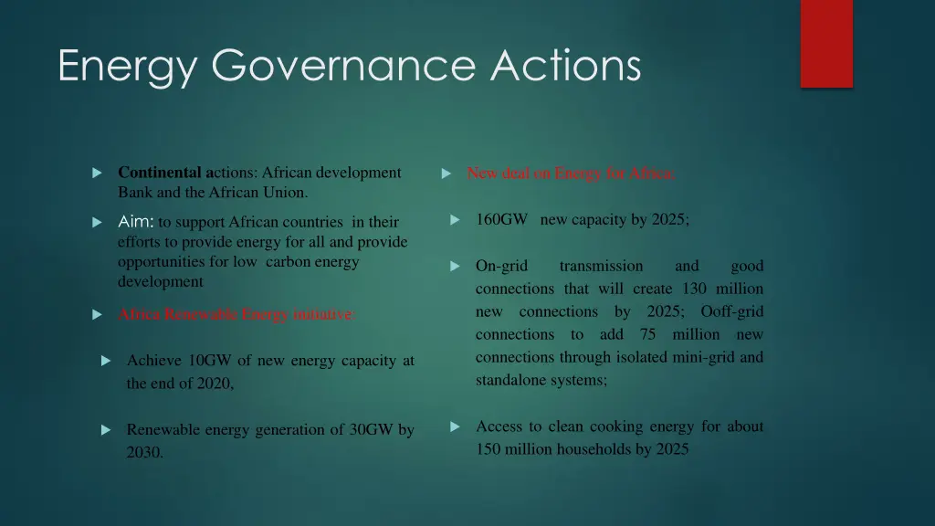 energy governance actions 1