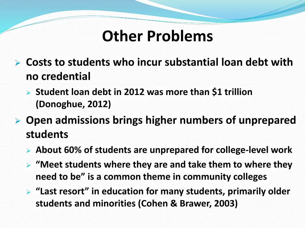 other problems