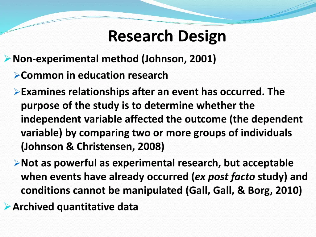 research design