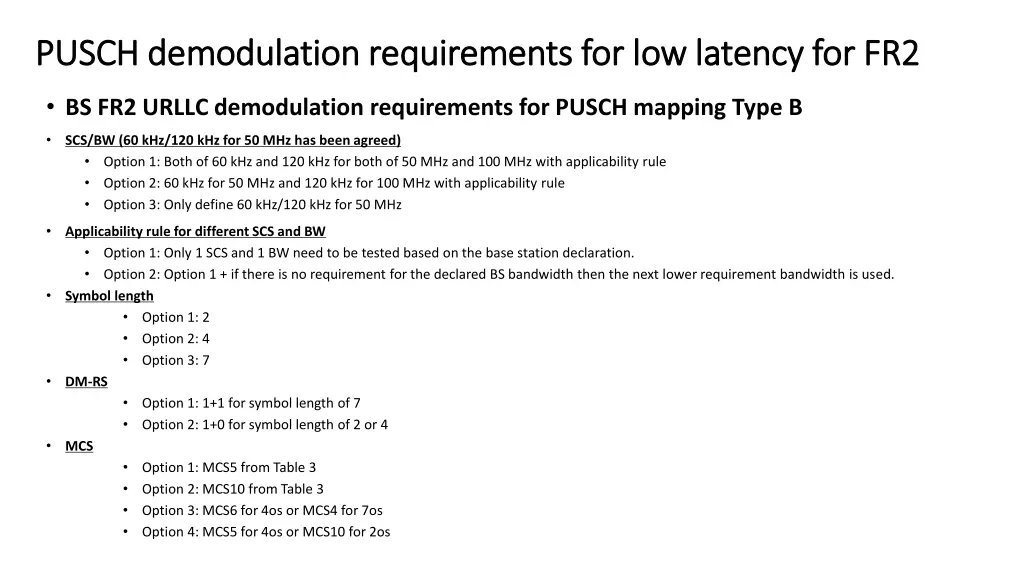 pusch pusch demodulation requirements 1