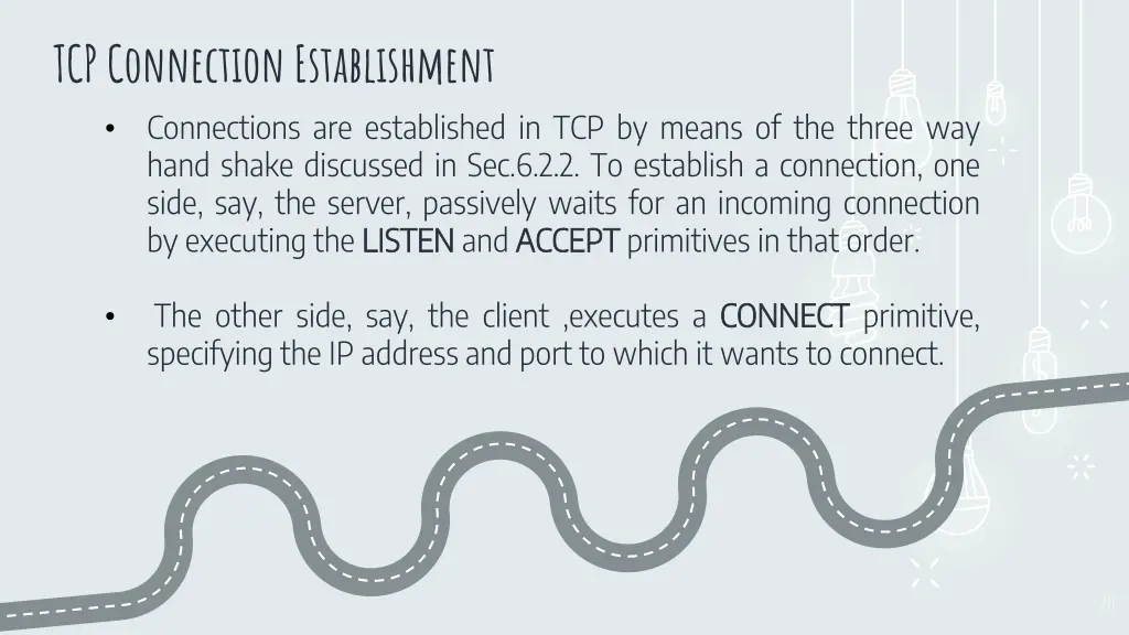 tcp connection establishment connections