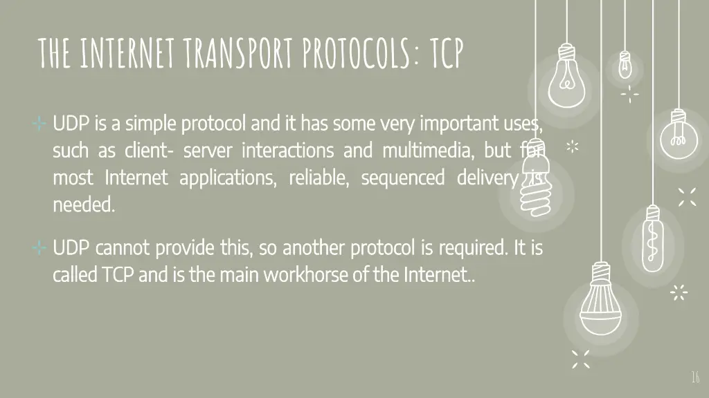 the internet transport protocols tcp