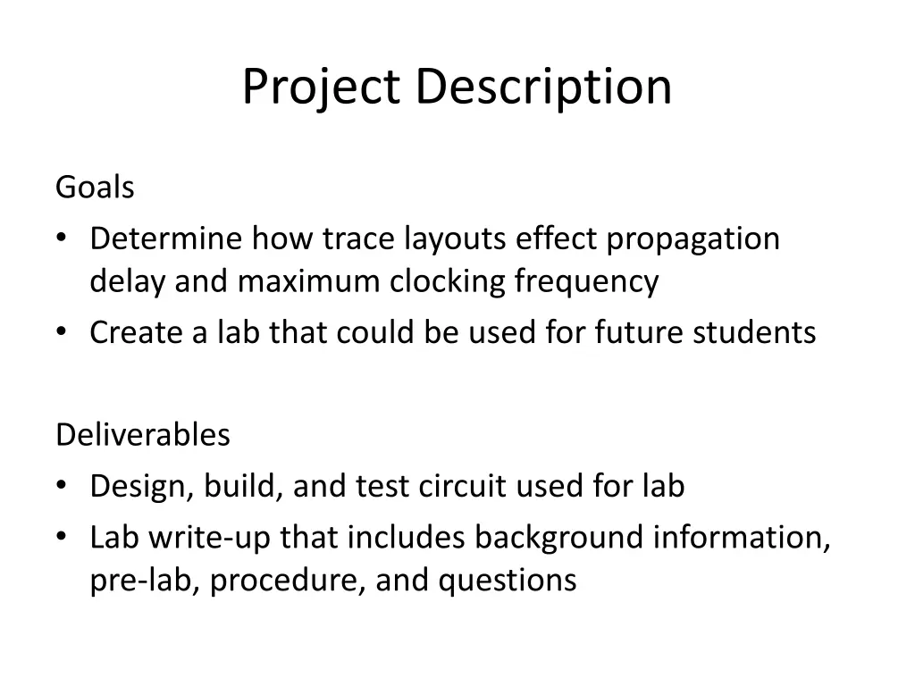 project description
