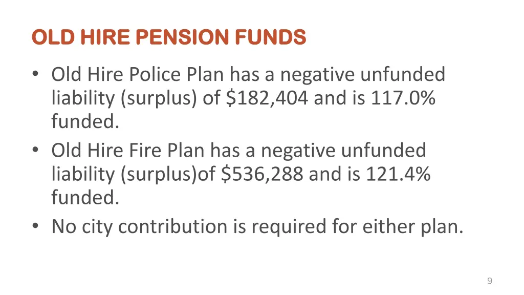 old hire pension funds old hire pension funds