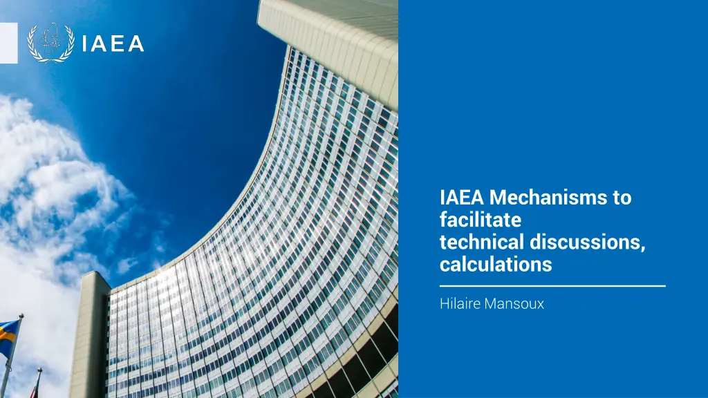 iaea mechanisms to facilitate technical