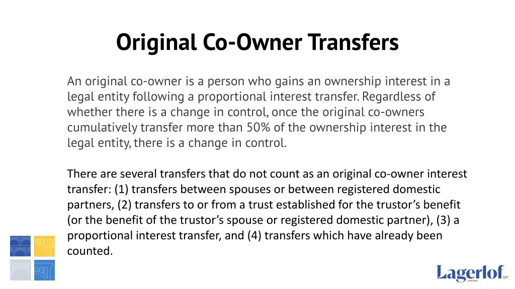 original co owner transfers