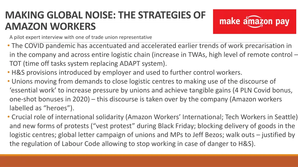 making global noise the strategies of amazon