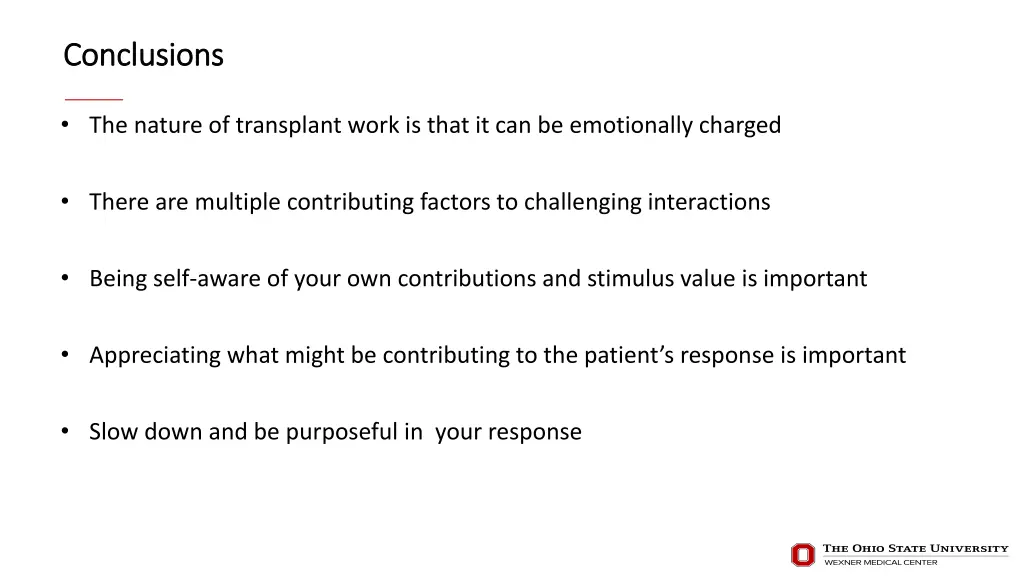 conclusions conclusions