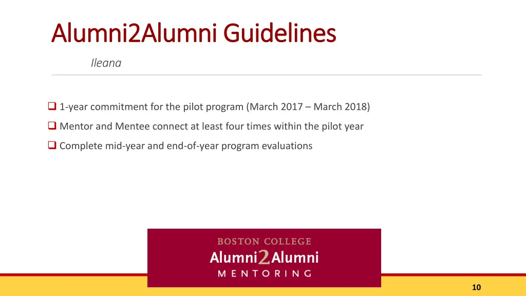 alumni2alumni guidelines alumni2alumni guidelines