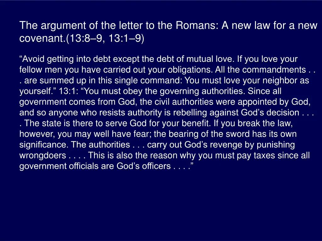 the argument of the letter to the romans 3
