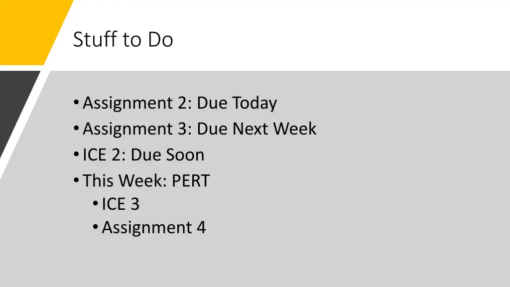 stuff to do