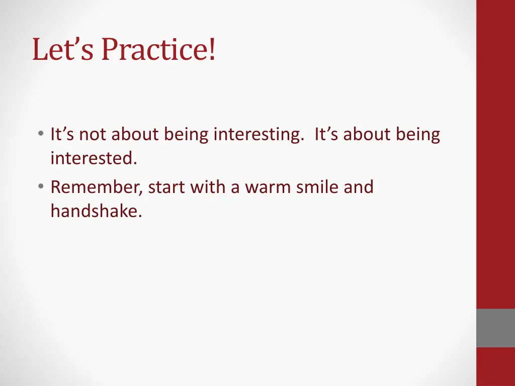 let s practice