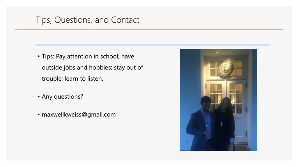 tips questions and contact
